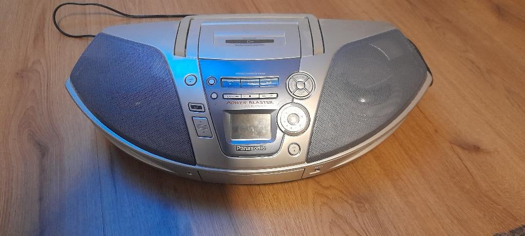 radio Panasonic Power Blaster, Ophalen, Zo goed als nieuw, Radio, Met cd-speler