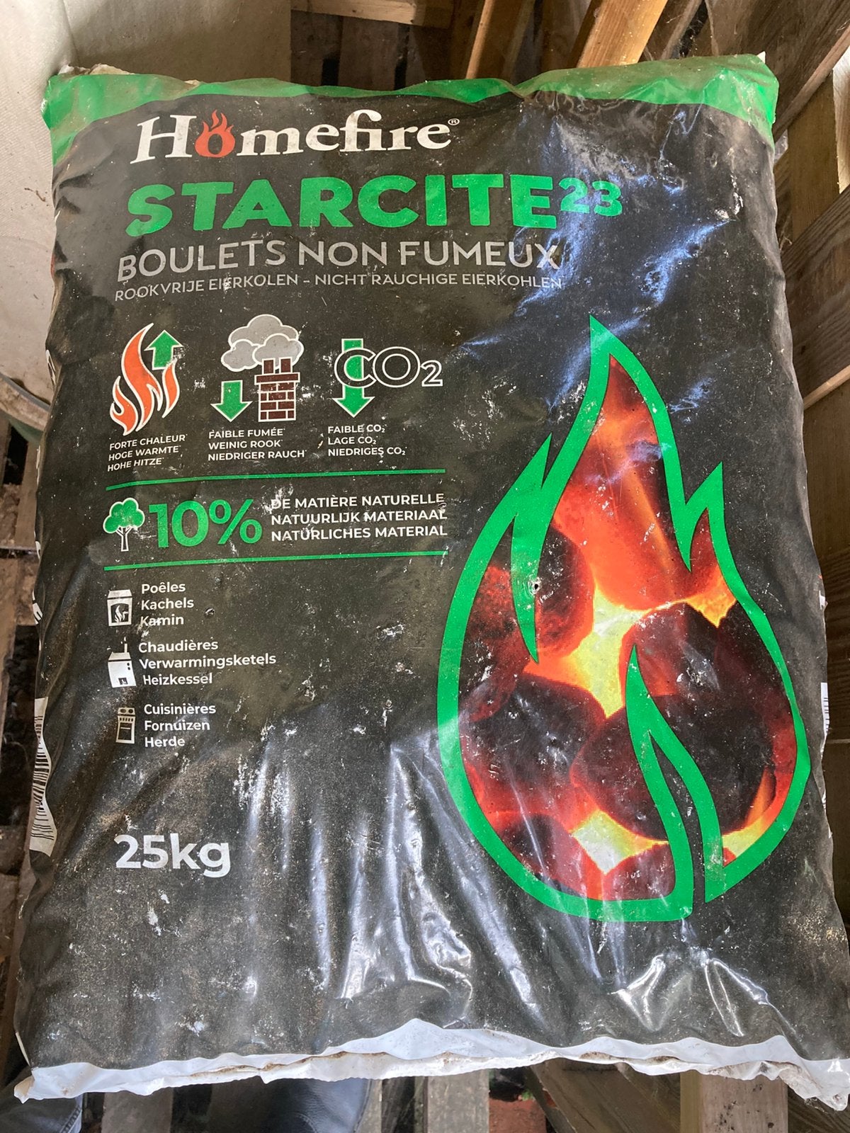 Eierkolen starcite23, Ophalen, Nieuw, Overige brandstoffen, Kolenkachel