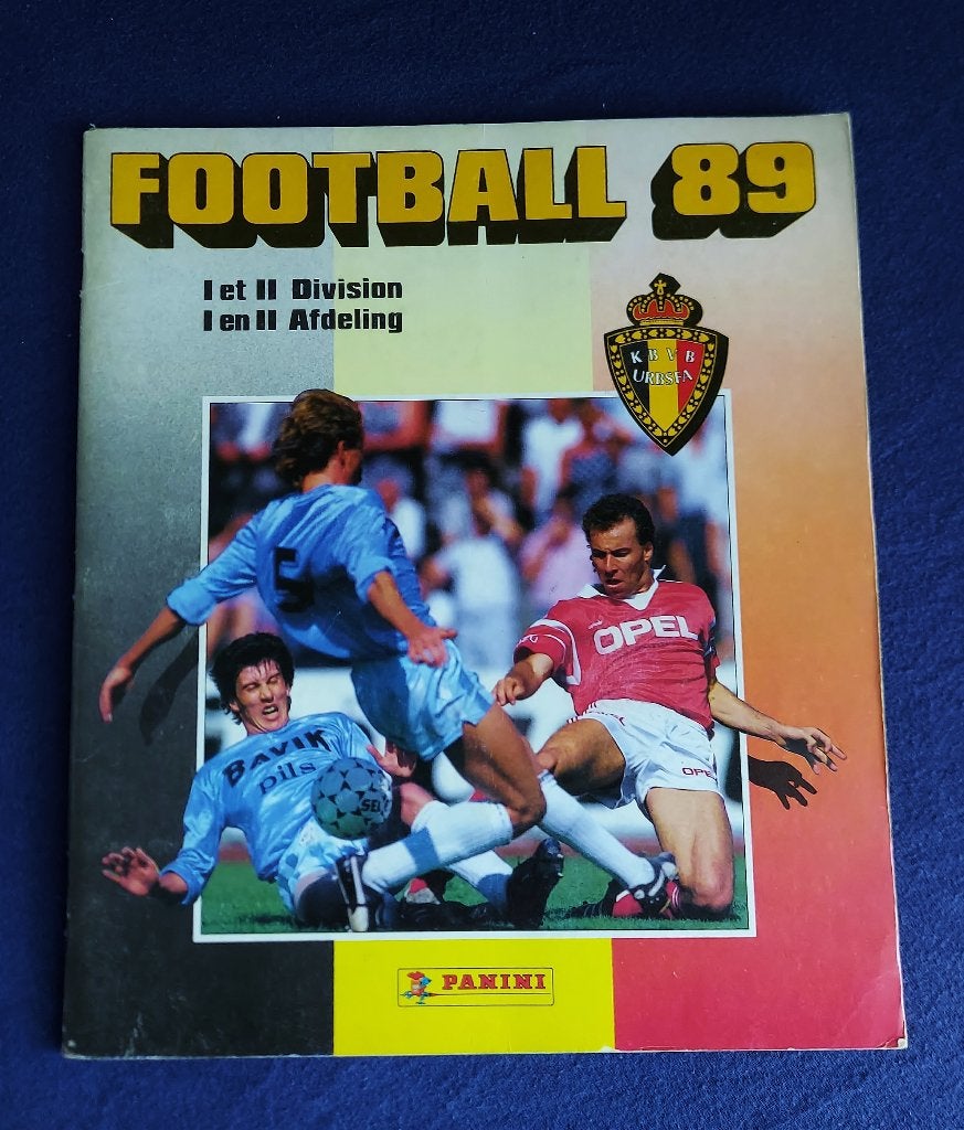 Panini sticker album ' Voetbal Belgium 1989 ' - volledig -, Ophalen of Verzenden, Zo goed als nieuw, Meerdere stickers