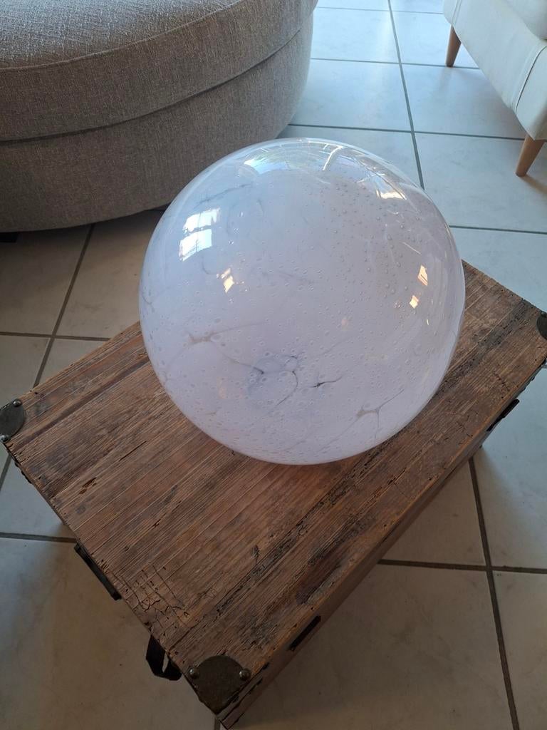 Dutz decoratieve glazen bol Old Rose Bubbles, Huis en Inrichting, Woonaccessoires | Wereldbollen, Ophalen of Verzenden