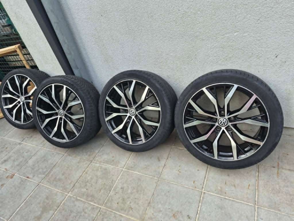 4 jantes vw golf gti 18" 5/112, Enlèvement, 18 pouces, Jante(s)