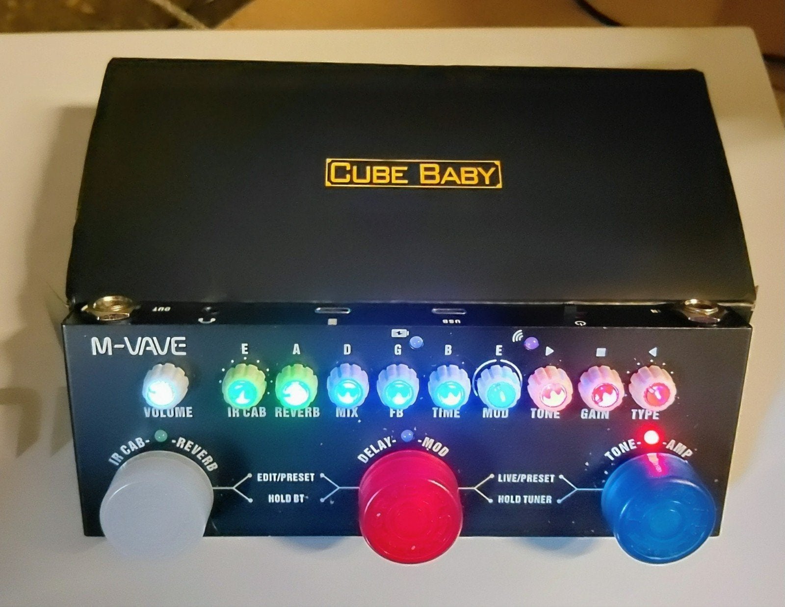 M-Vave Cube baby, Muziek en Instrumenten, Effecten, Ophalen, Zo goed als nieuw, Multi-effect