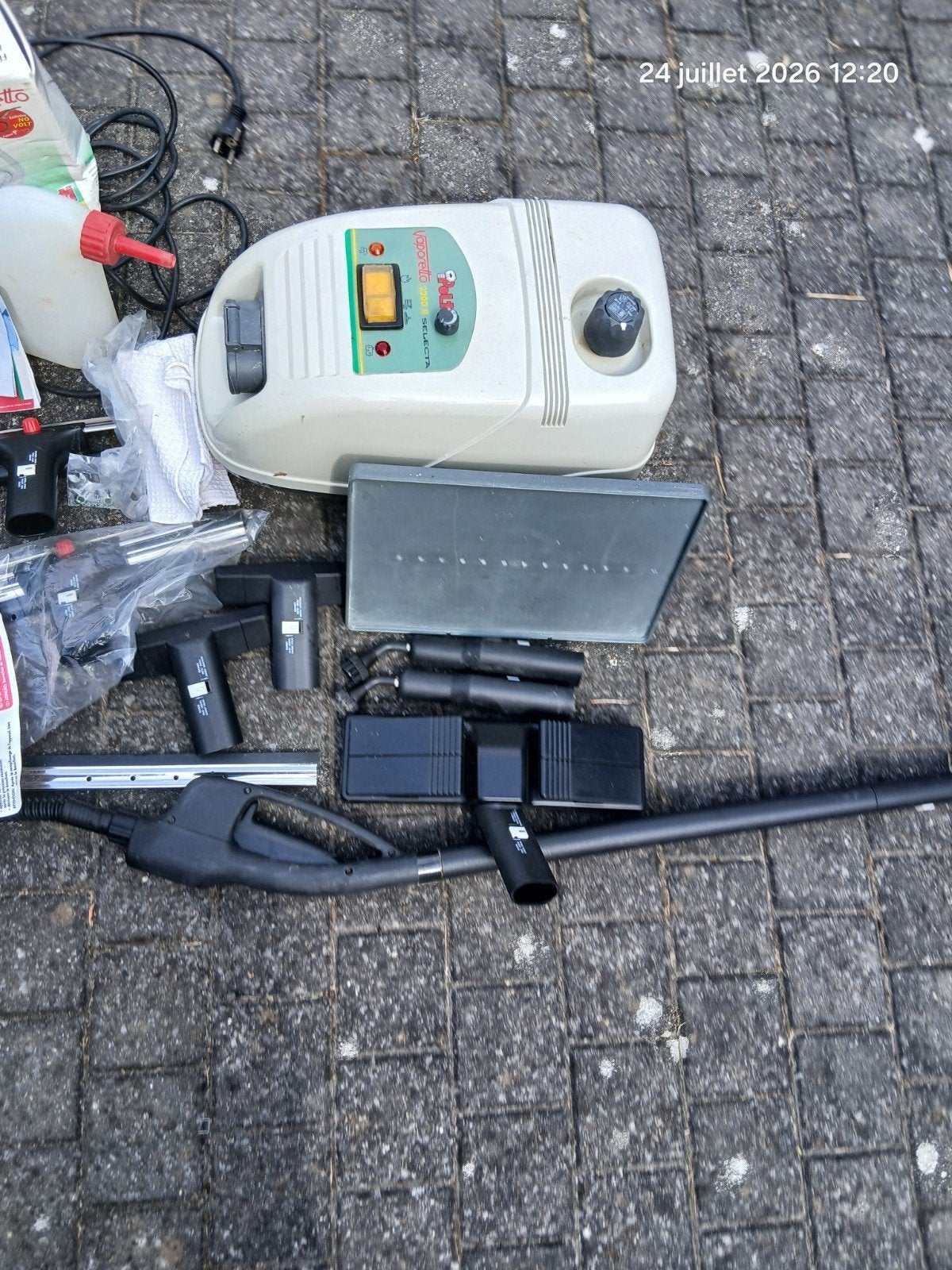 vaporetto polti 2200R + detapisseur, Enlèvement