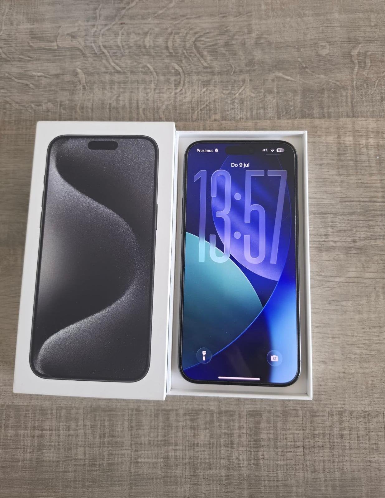 Iphone 15 PRO MAX, Telecommunicatie, Mobiele telefoons | Apple iPhone, Ophalen, Zo goed als nieuw, 91 %, IPhone 15