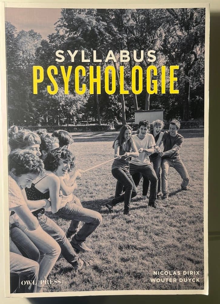 Syllabus Psychologie, Livres, Livres d'étude & Cours, Enlèvement, Neuf, Enseignement supérieur