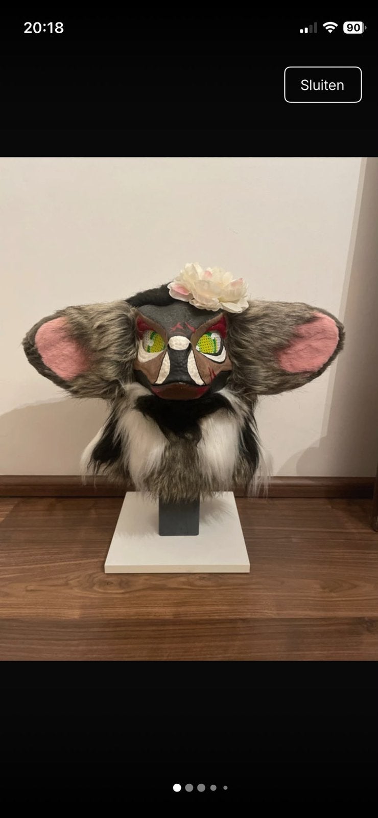 Fursuit dino masker, Hobby & Loisirs créatifs, Enlèvement, Utilisé