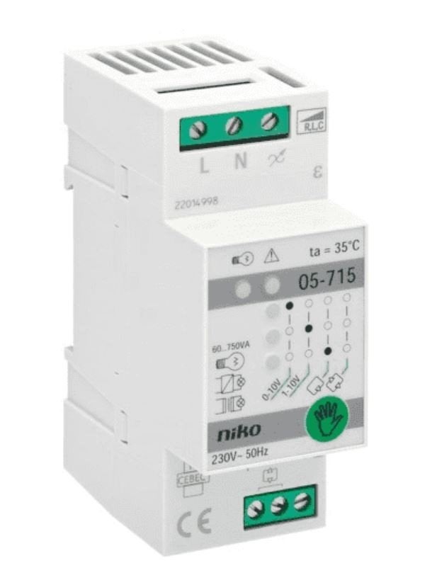 niko universele dimmer 05-715 + schakelklok theben 636, Bricolage & Construction, Enlèvement ou Envoi, Comme neuf