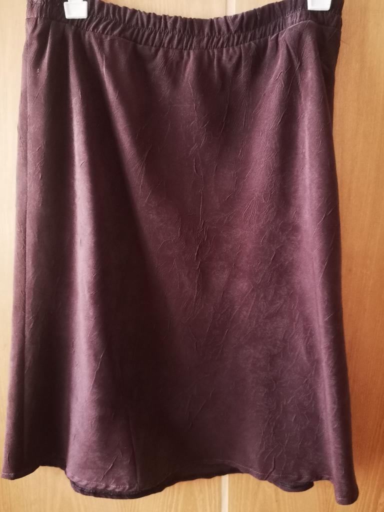 Jupe marron foncé avec bande élastique L, Enlèvement ou Envoi
