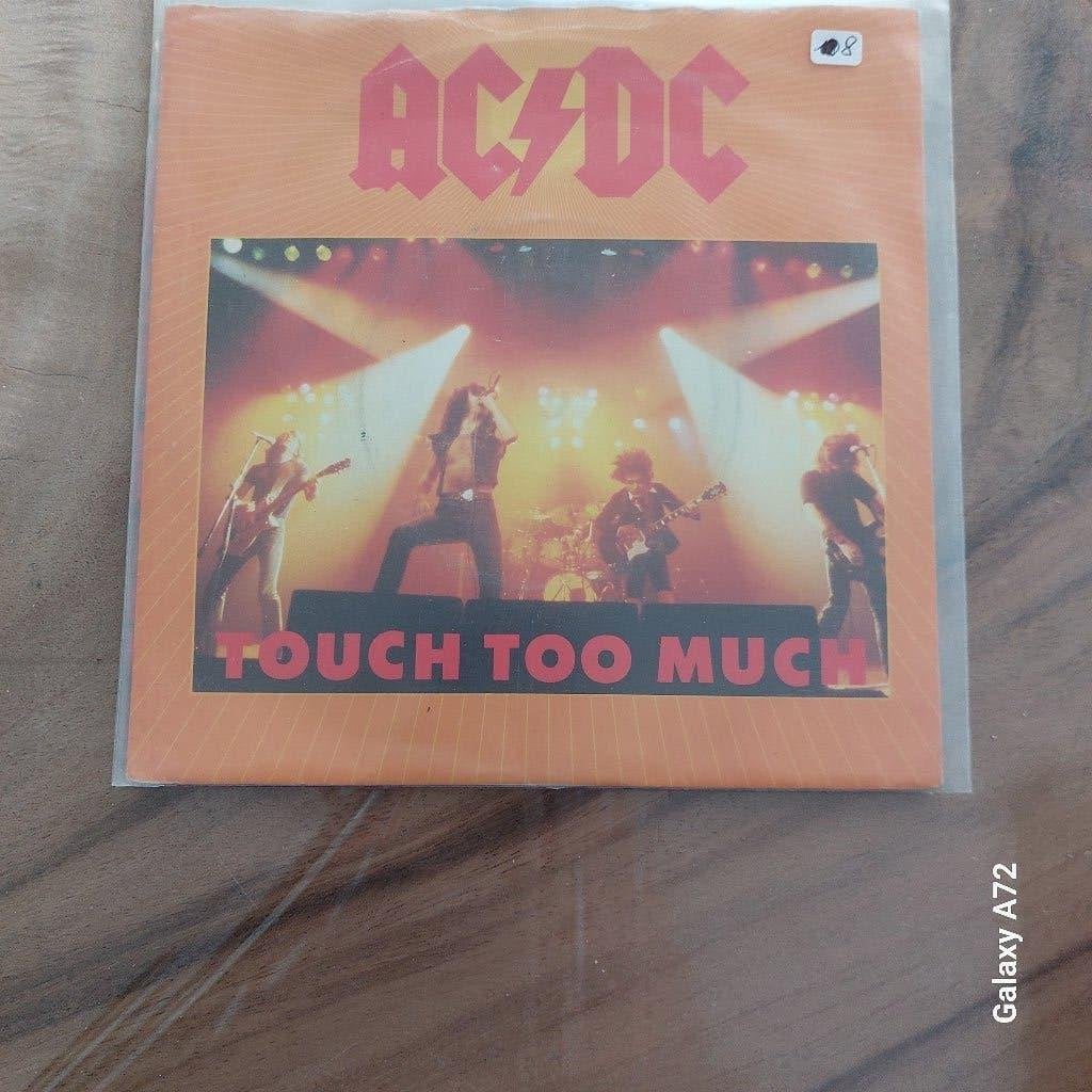 ac dc touch too much, Cd's en Dvd's, Gebruikt, 7 inch, Ophalen of Verzenden, Rock en Metal
