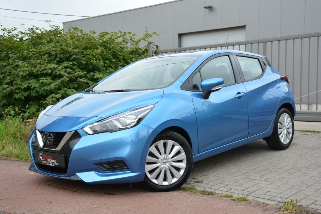 NISSAN MICRA 1.0 AIRCO/CAMERA/SLECHTS 17 000KMS/CRUISE, Autos, Nissan, Achat, Entreprise, Boîte manuelle, Noir