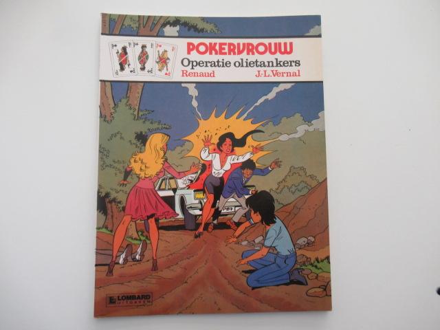 pokervrouw...nr.1...operatie olietankers............1st, Boeken, Stripverhalen, Ophalen of Verzenden, Zo goed als nieuw