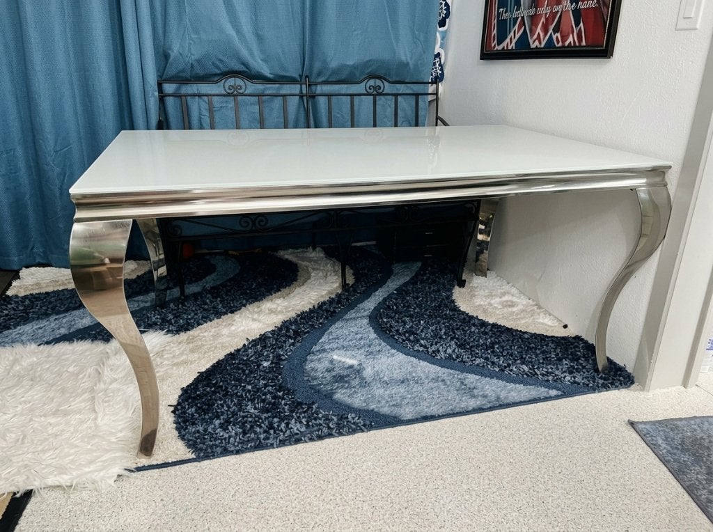 Table en verre, Maison & Meubles, Enlèvement, Utilisé, Verre