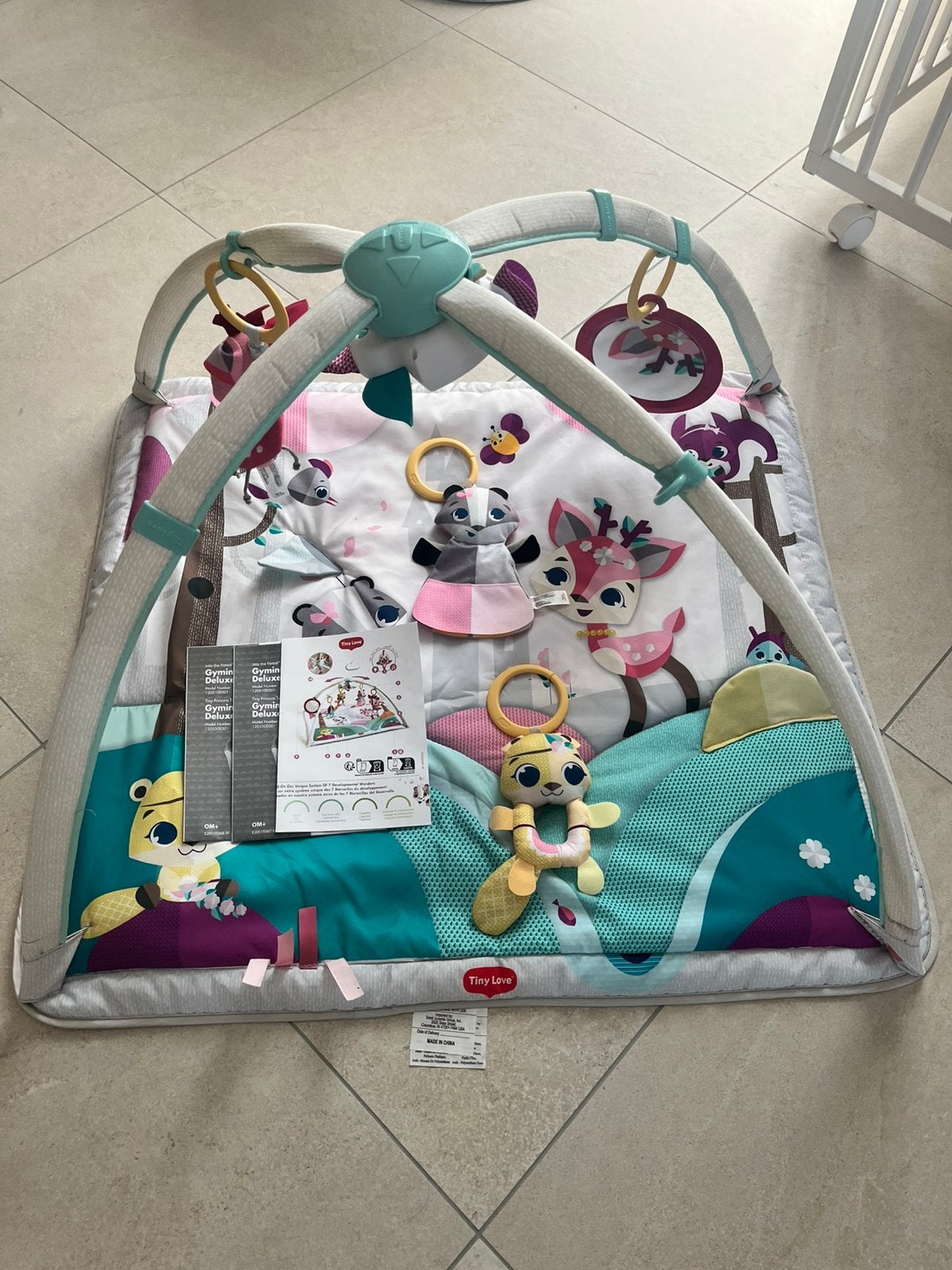 Babygym speelmat gymini tiny love, Ophalen, Zo goed als nieuw