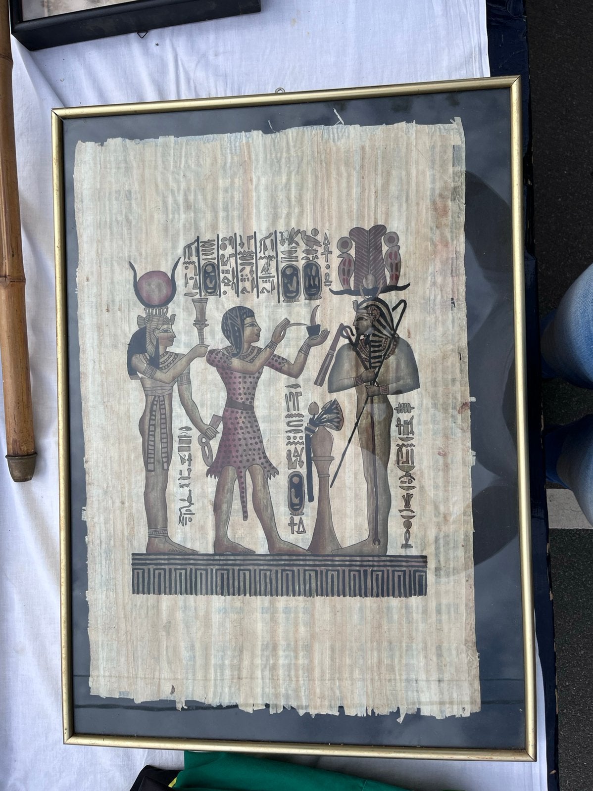Kader Egyptische taferelen, Antiquités & Art, Art | Autres Art, Enlèvement