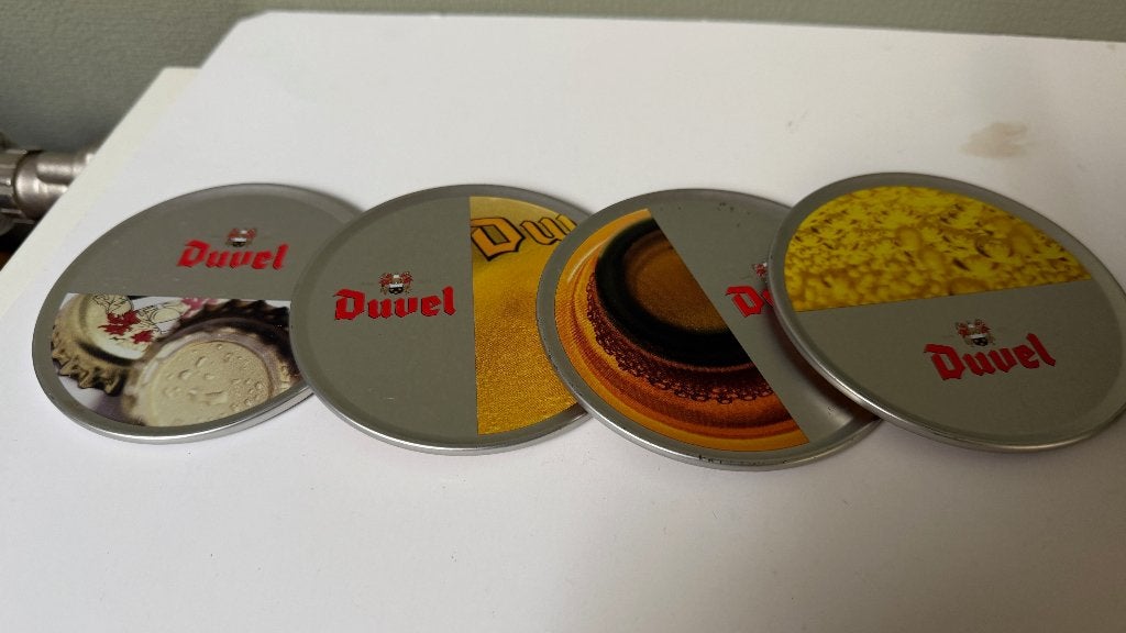 Duvel onderleggers, Verzamelen, Verzenden, Gebruikt, Duvel