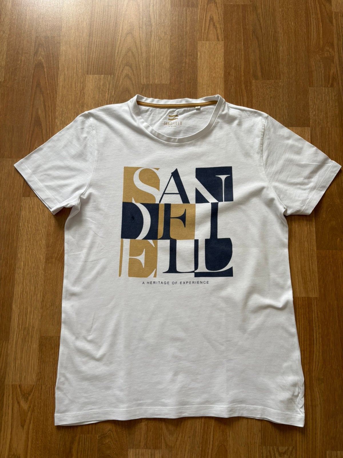 Mt M. Sandfield heren t- shirt, Enlèvement ou Envoi, Porté, Taille 48/50 (M)