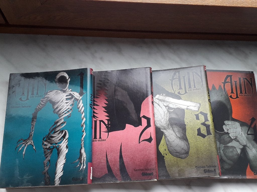 Manga Ajin (Tome 1 à 4), Enlèvement, Comme neuf