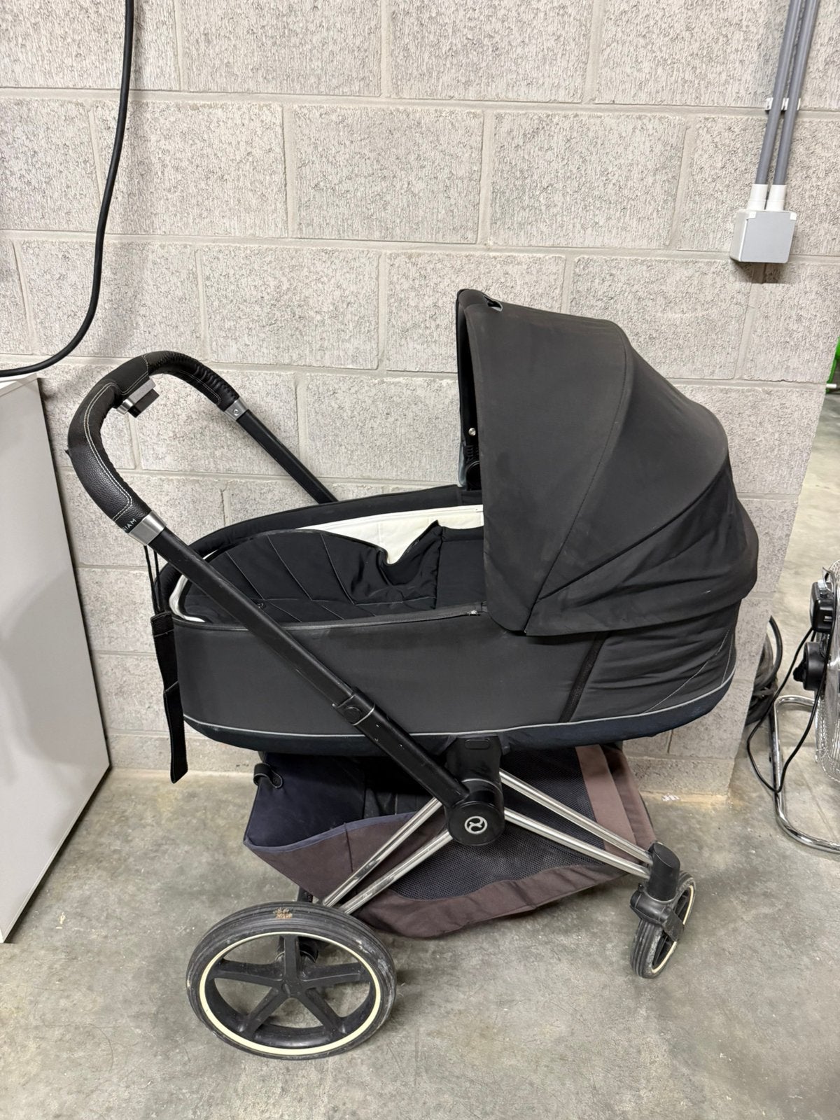 Cybex Priam volledige set - zwart, Enlèvement, Utilisé, Poussette combi, Autres marques