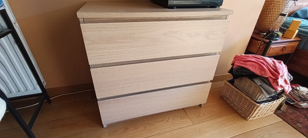 Ikea dressoir, Huis en Inrichting, Kasten | Ladekasten, Ophalen, Gebruikt, Eikenhout, 50 tot 100 cm