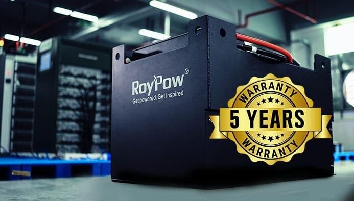 RoyPow 48V 105AH Lithium Accu 5kWh incl. lader 1450W - 22A, Neuf, -, -, Enlèvement