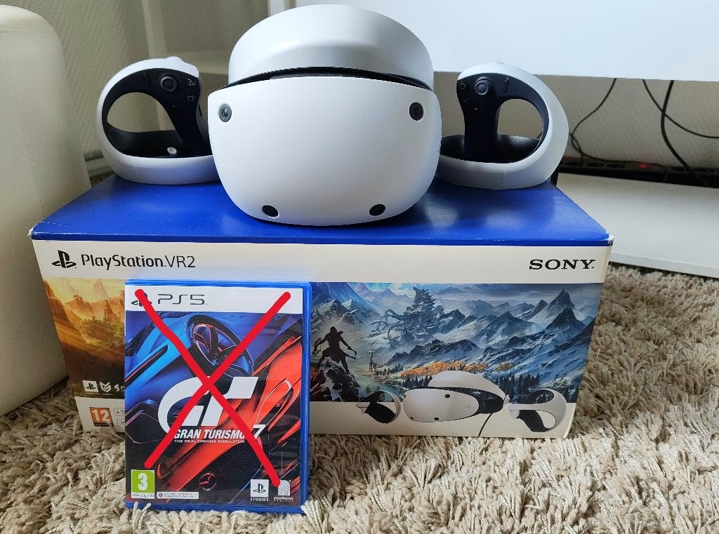 PS VR2-headset (als nieuw, met doos) PS5 virtual reality, Games en Spelcomputers, Ophalen, Zo goed als nieuw