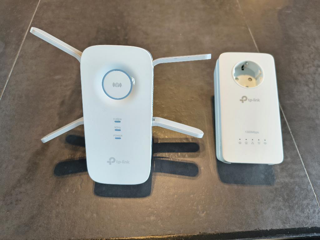 Set TP-LINK CPL XPA 8630P & Wi-Fi RE650, Computers en Software, Powerlines, Ophalen of Verzenden, Zo goed als nieuw, TP LINK