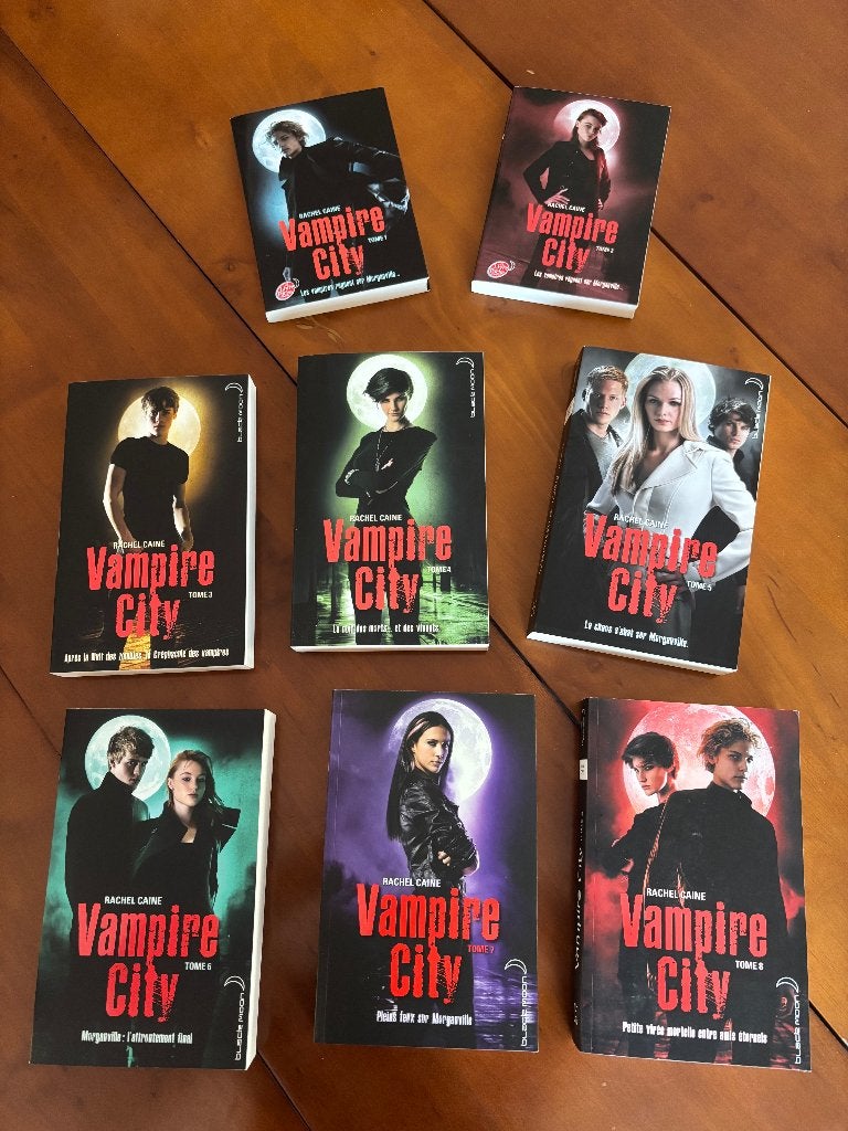 Lot de 8 romans Vampire City Rachel Caine, Livres, Enlèvement ou Envoi, Fiction, Comme neuf, Rachel Caine