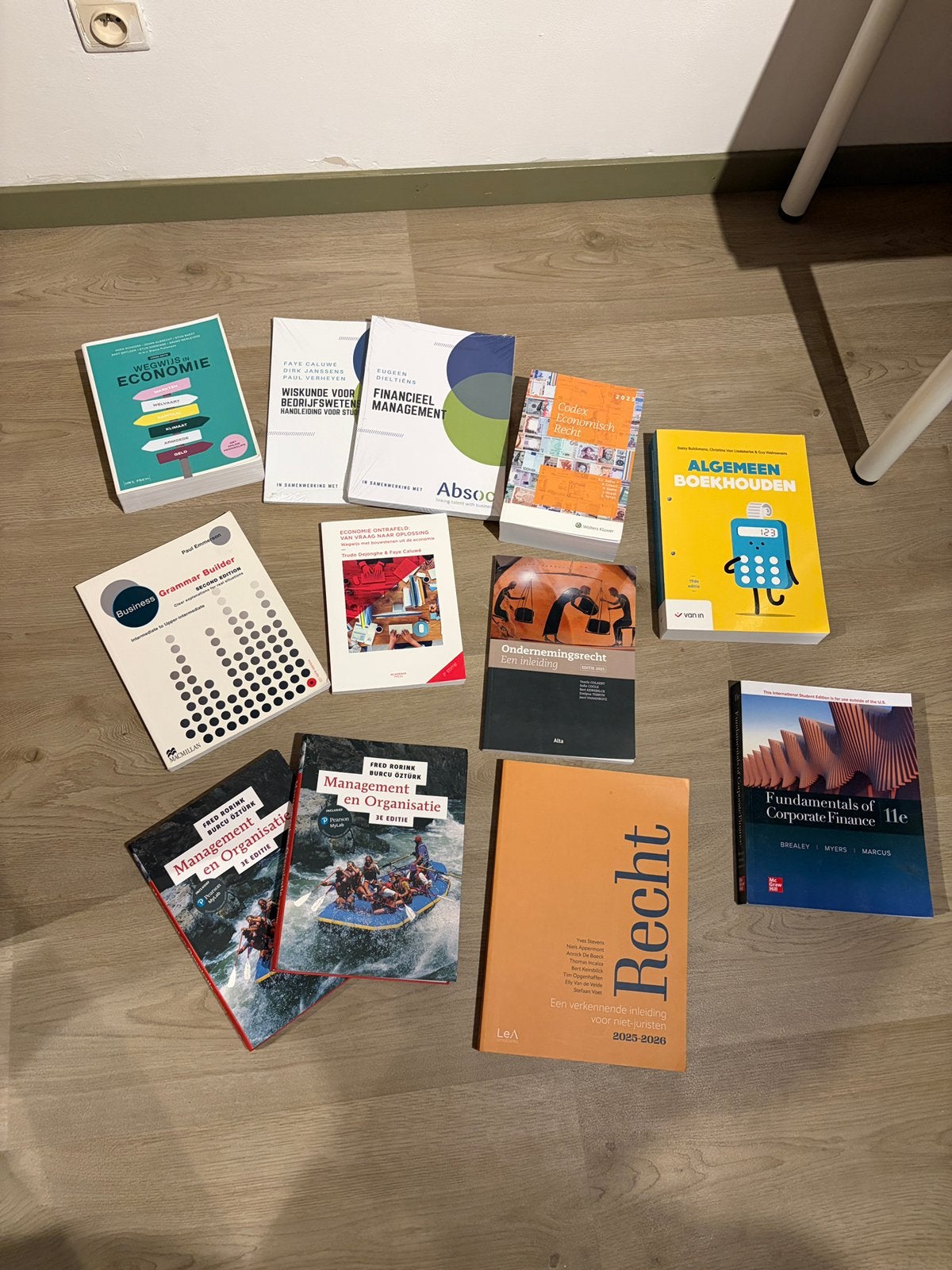 Boeken/cursus handelswetenschappen KU leuven ( gloednieuw), Boeken, Ophalen, Nieuw