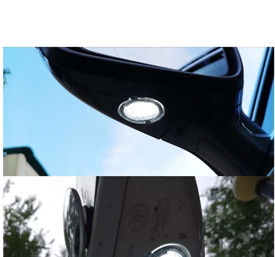 Witte LED-zijspiegel Ford F150 2009-2014 Edge Explorer, Ophalen of Verzenden, Nieuw, Ford
