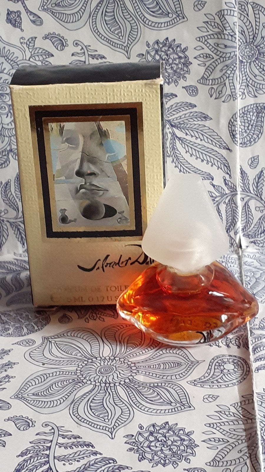 miniature de parfum pleine salvator dali avec boite 5ml, Collections, Enlèvement ou Envoi, Comme neuf, Miniature, Plein