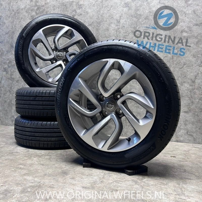 16 inch originele velgen + zomerbanden Opel Crossland X 6720, Autos : Pièces & Accessoires, Pneus et Jantes, 16 pouces, Pneus été