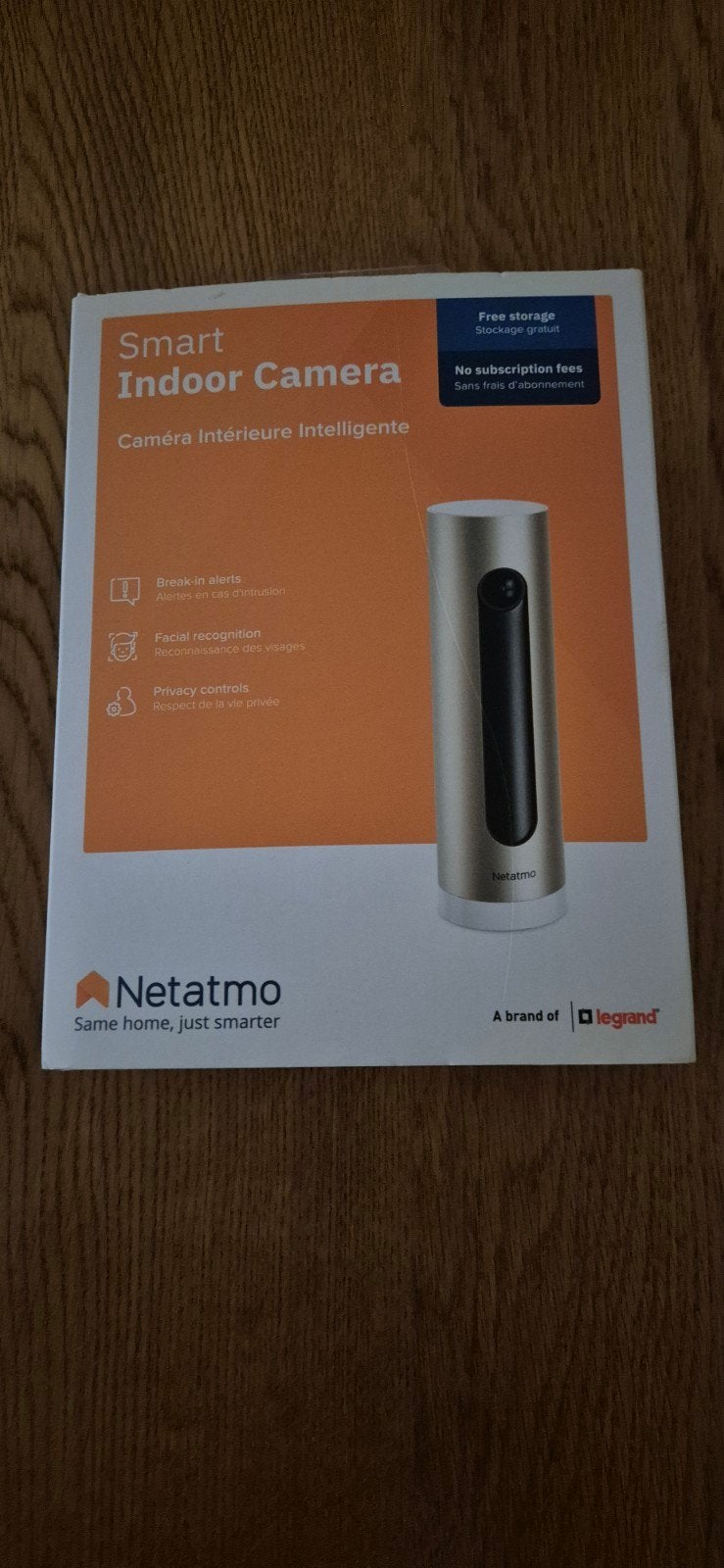 netatmo slimme binnencamera, Ophalen, Bewegingsdetectiesensor, Zo goed als nieuw, Bedraad