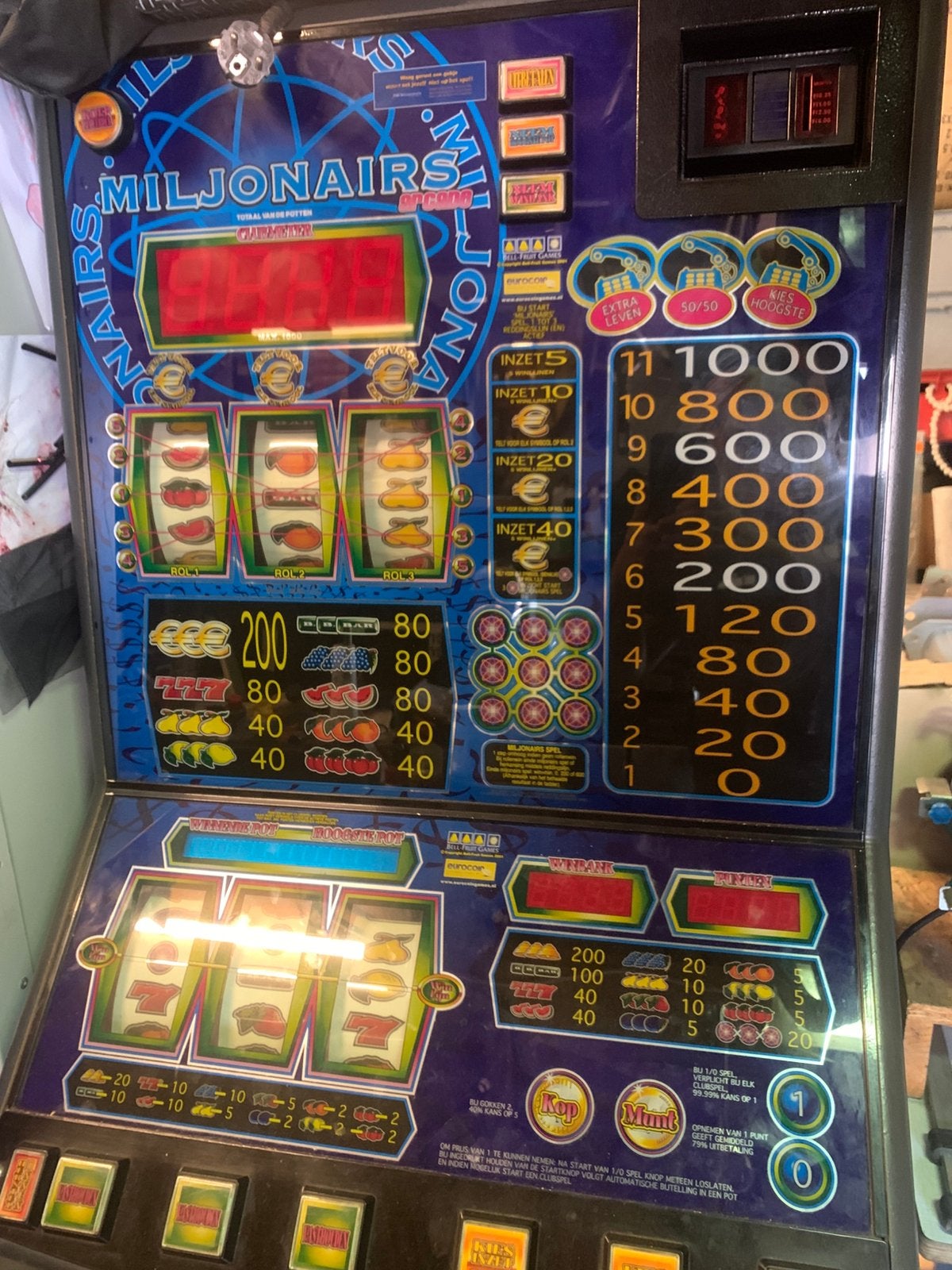 Machine à sous  slot, Collections, Enlèvement, Utilisé