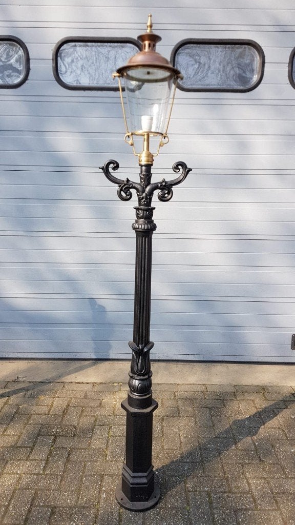 opruiming van zware gietijzeren lantaarnpalen kwaliteit!!!, Jardin & Terrasse, Éclairage extérieur, Enlèvement, Neuf, Fer, Lampadaire