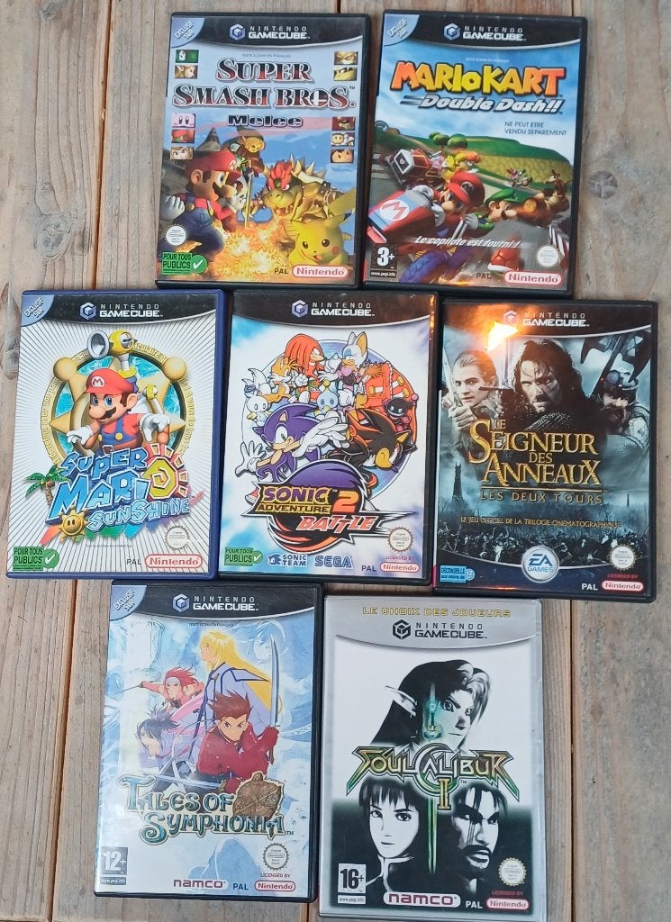 Lot jeux Gamecube, Consoles de jeu & Jeux vidéo, Enlèvement ou Envoi, Autres genres, Utilisé, À partir de 3 ans