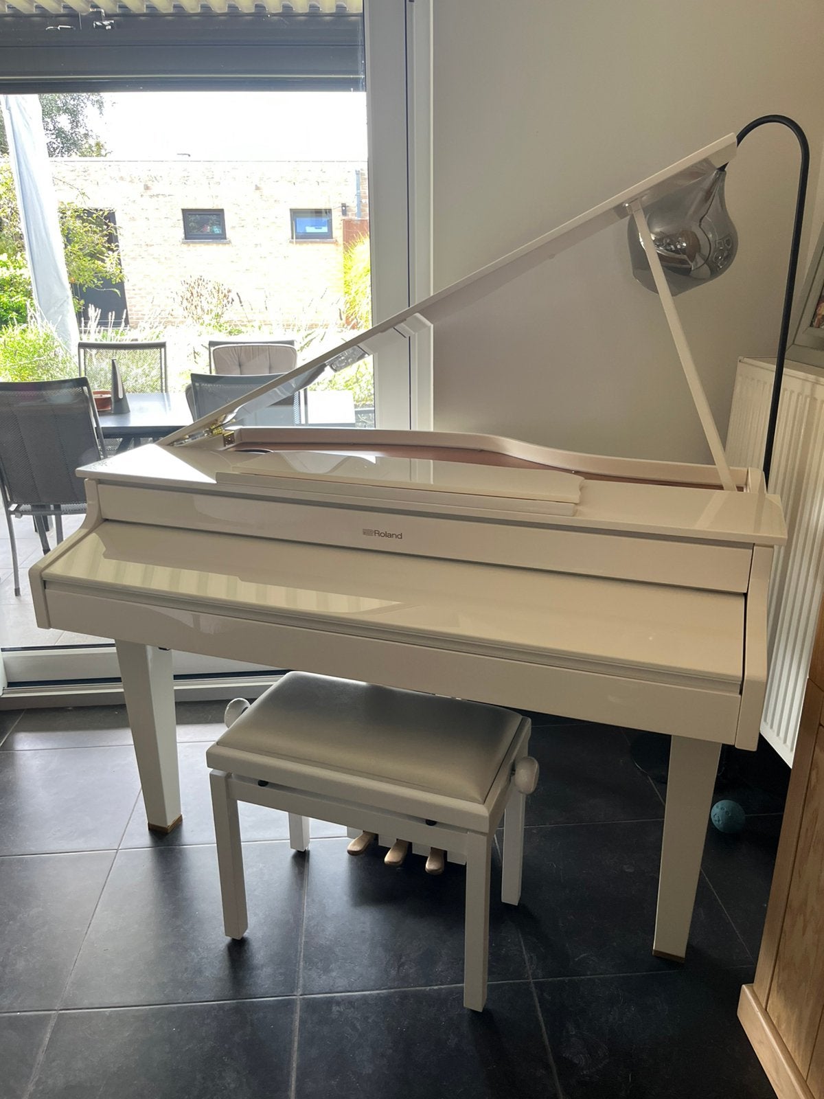 Roland GP607 blanc poli - Mini aile numérique, Musique & Instruments, Digital, Comme neuf, Enlèvement, Piano