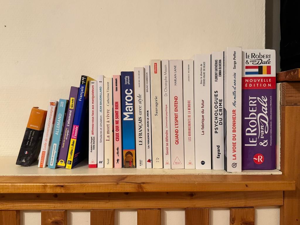 Livres variés : Psychologie, Langues, Voyage & Dico, Enlèvement, Comme neuf