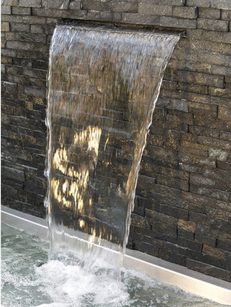 waterfall 90, Ophalen, Nieuw, Inox, Waterval