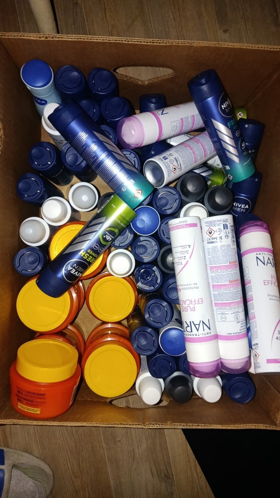 Deodorant, Ophalen