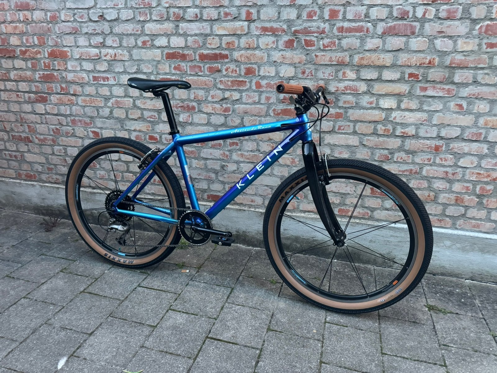 Klein attitude race retro 26 inch MTB commuter build 90s, Fietsen en Brommers, Velgrem, Zo goed als nieuw, Geen vering, Ophalen