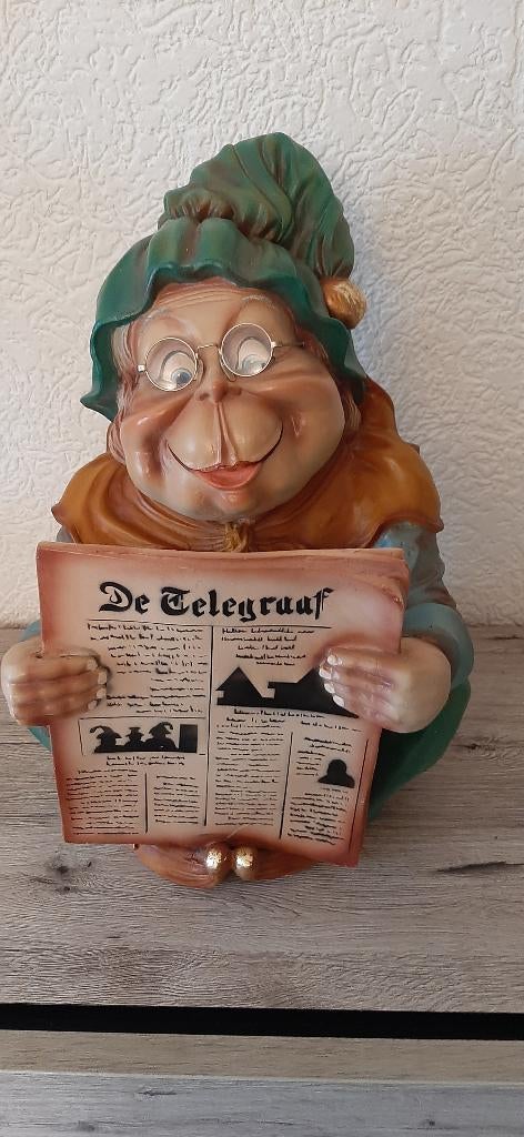 laven efteling Libris met de onleesbare krant, Verzamelen, Efteling, Zo goed als nieuw, Beeldje of Poppetje, Ophalen of Verzenden