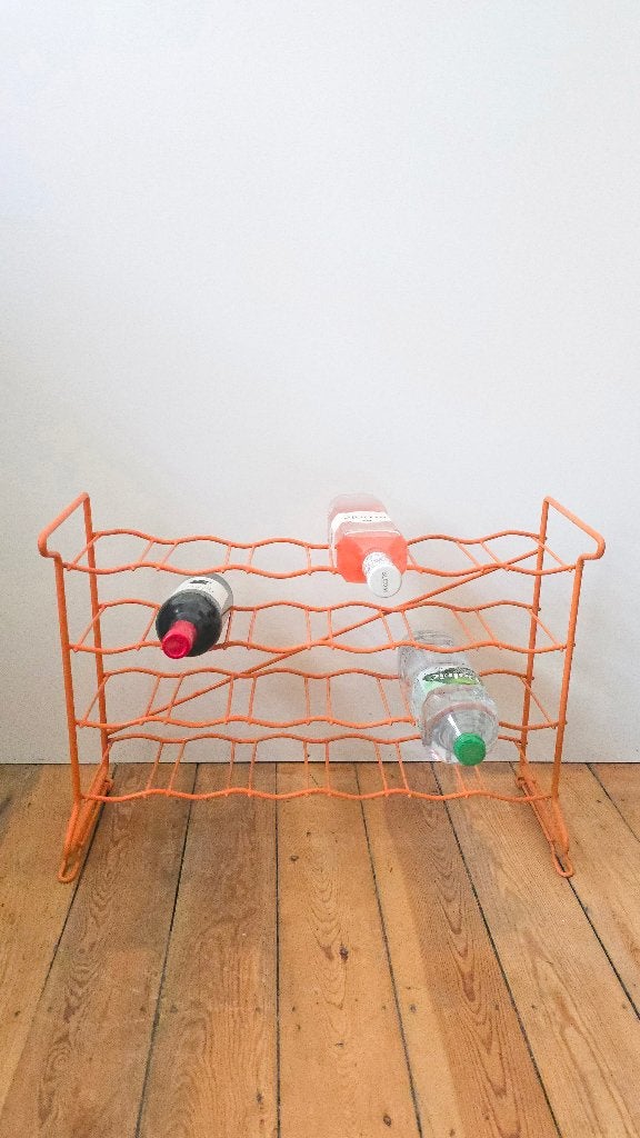 Porte-bouteille - Étagère Vintage - TOMADO - 1970 - orange, Enlèvement ou Envoi, Maison et Meubles