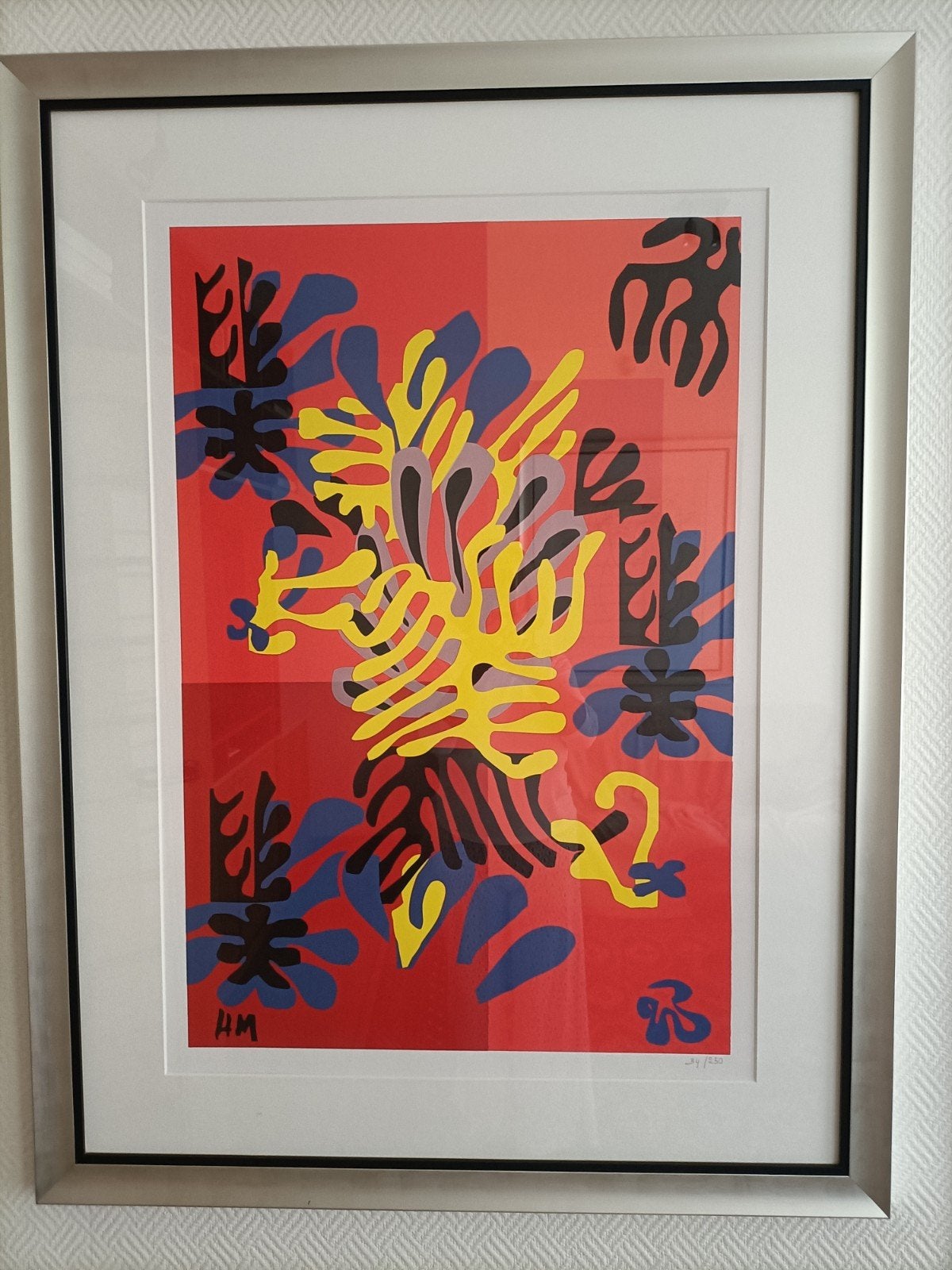 litho van Matisse, Ophalen