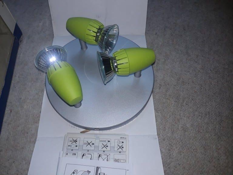 lampe luminaire Plafonnier 3 lampes NEUF, Ophalen, Nieuw