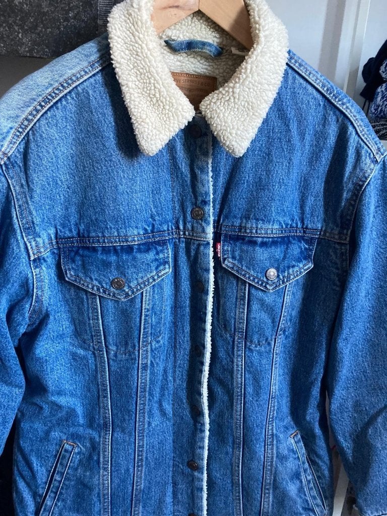 Levis-spijkerjack met fleecevoering S, Kleding | Dames, Levi's, Ophalen, Maat 36 (S)