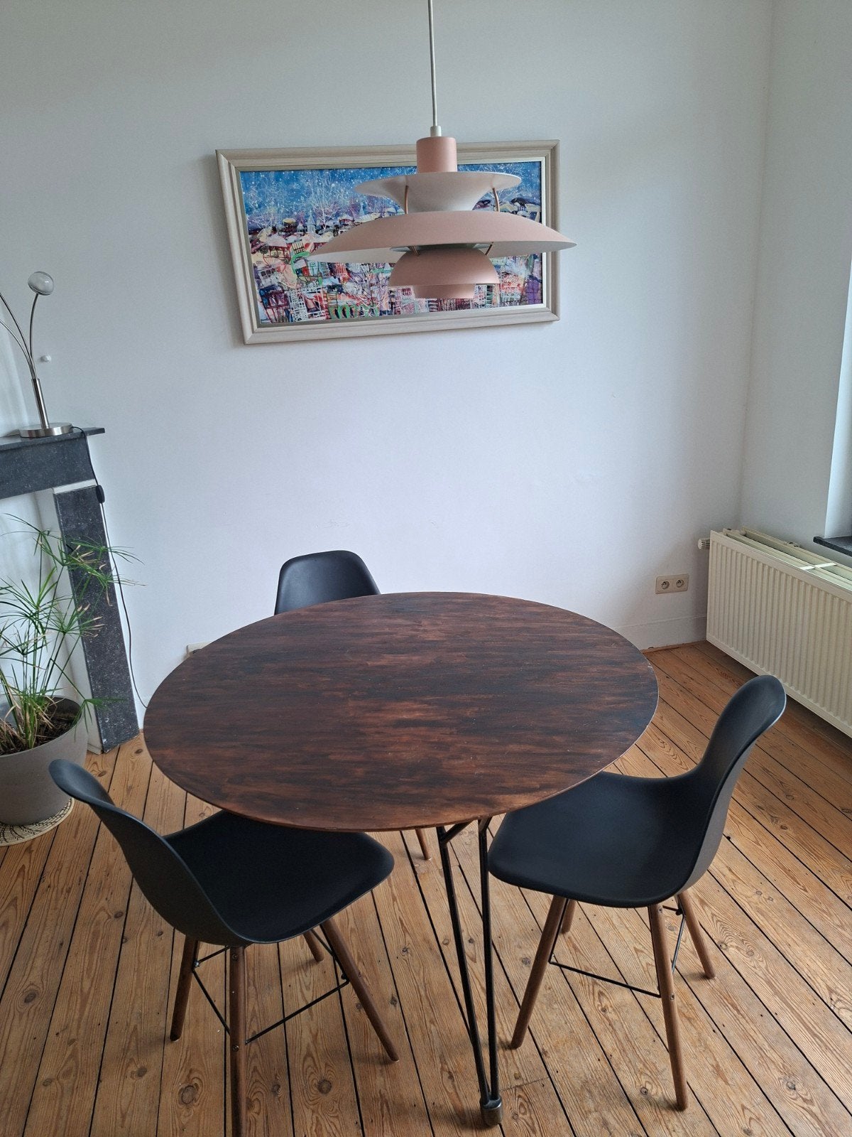 Drie eetkamerstoelen (prijs voor de set), Huis en Inrichting, Stoelen, Ophalen, Kunststof, Gebruikt, Drie