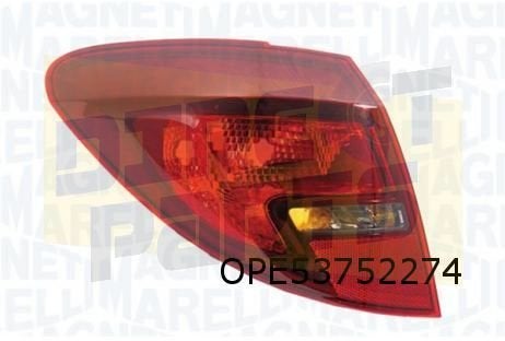 Opel Meriva B (-2/14) Achterlicht Rechts buiten (Donker) OES, Neuf, -, -, Opel