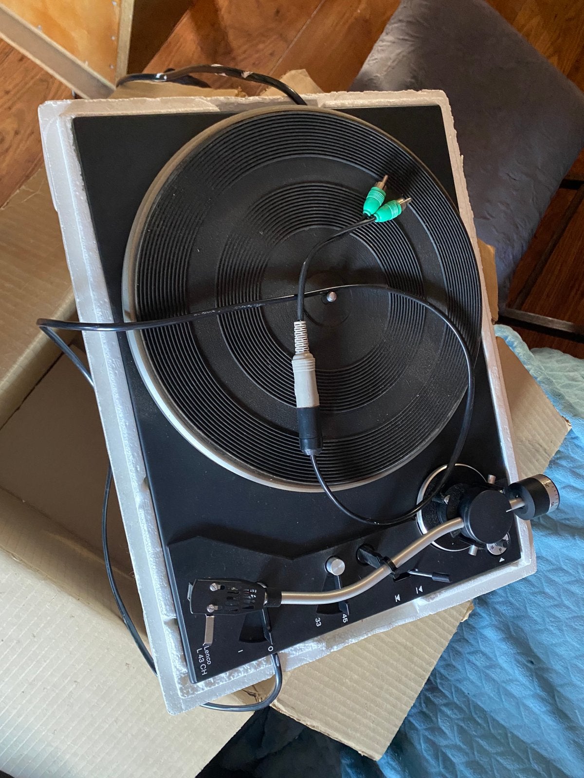 Lenco L 43 CH inbouw pickup, Audio, Tv en Foto, Ophalen of Verzenden, Gebruikt