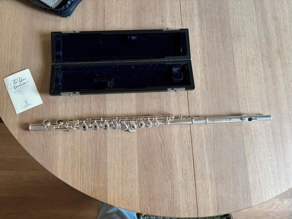 Dwarsfluit Trevor James TJ10IX, Muziek en Instrumenten, Blaasinstrumenten | Dwarsfluiten en Piccolo's, Gebruikt, Dwarsfluit, Met koffer of tas