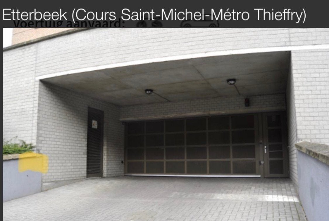 Etterbeek parking staanplaats, Immo, Garages en Parkeerplaatsen, Brussel